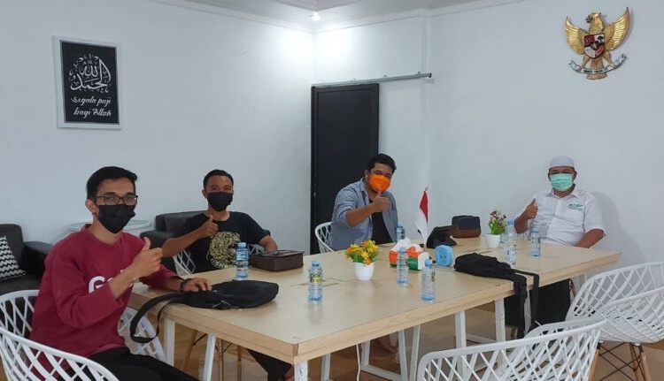 Rapat persiapan pantia pelaksana dalam rangka sosialisasi dan edukasi pasar modal syariah kepada masyarakat terutama pemuda melalui program Pasar Modal Syariah tahun 2021. (Photo/ist)