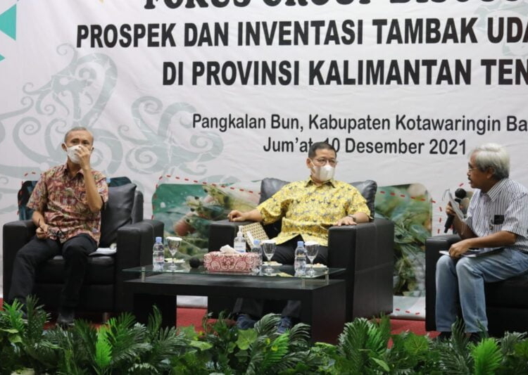 Focus Discussion Group Prospek dan Invesatasi Tambak Udang Vaname di Prov. Kalteng. (Photo/ist)