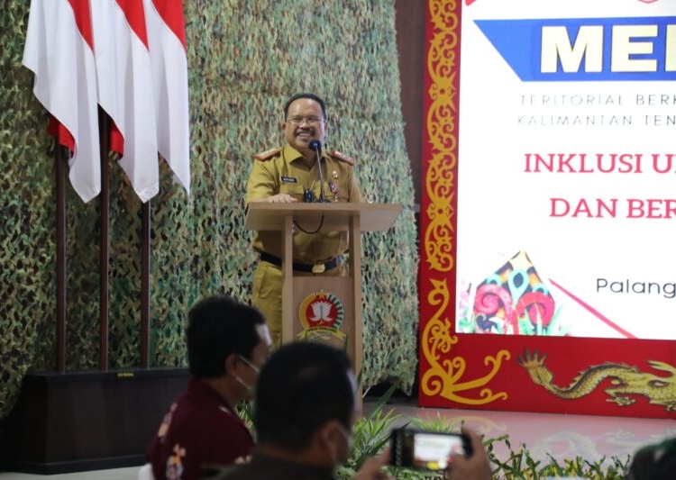 Pj. Sekretaris Daerah Prov. Kalteng H. Nuryakin saat memberikan sambutan. (Photo/ist)