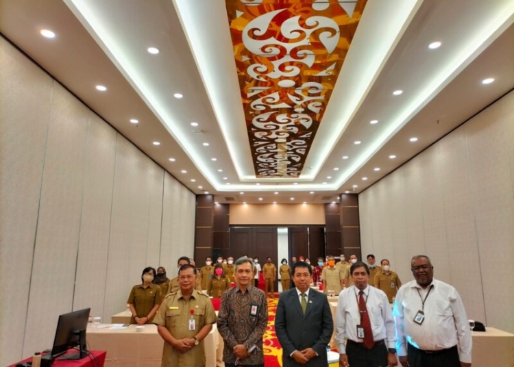 Rapat inventarisasi Tugas Pembantuan di daerah kabupaten/kota Prov. Kalteng Tahun 2022, di Hotel Best Western Palangka Raya, Senin (6/6). (Photo/ist)