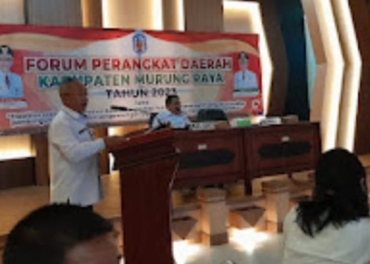 Kegiatan Forum Perangkat Daerah Kabupaten Mura Tahun 2023. Kegiatan tersebut berlansung di aula Bappedalitbang, Rabu (8/3). (ist)