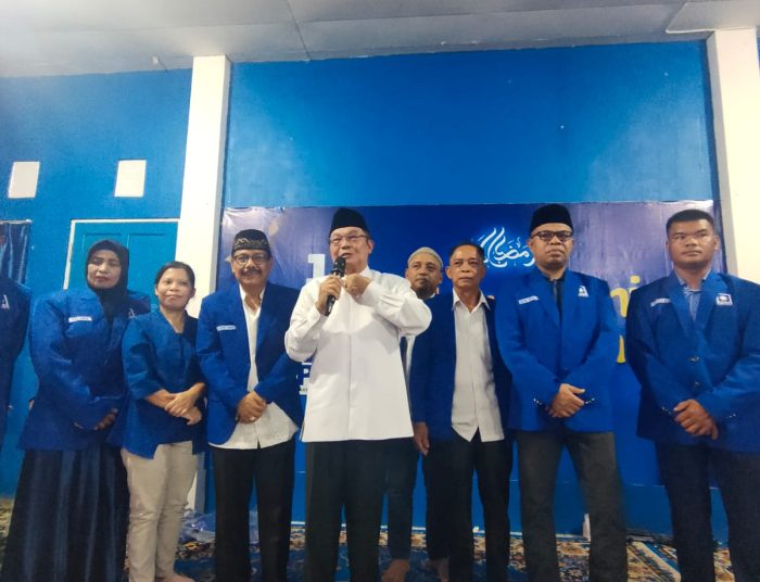 Abdul Hafid dan ketua DPW PAN Kalteng Ahmad Diran. (Ist)