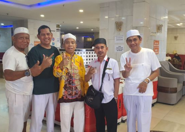 Jemaah kloter tiga yang bersiap akan pulang ke tanah air. (ist)