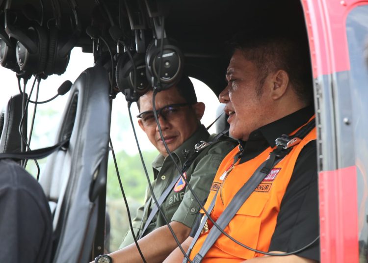 Kepala BNPB Letjen TNI Suharyanto, melakukan kunjungan kerja dalam rangka monitoring penanganan kebakaran hutan dan lahan (Karhutla) di wilayah Sumatera Selatan. (Photo/ist)