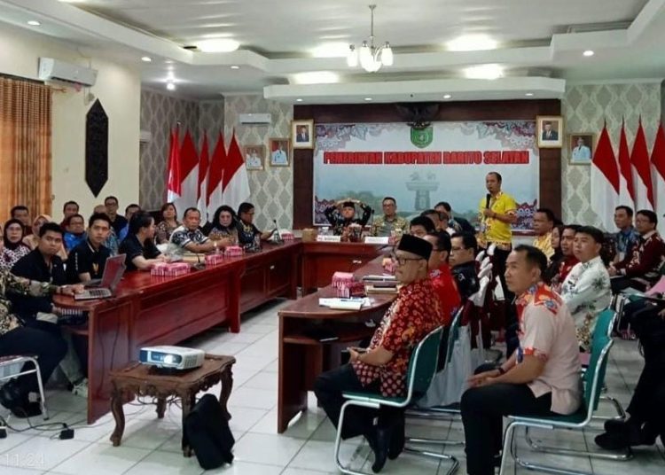 Rapat panitia dalam penetapan lokasi Barsel Expo 2023