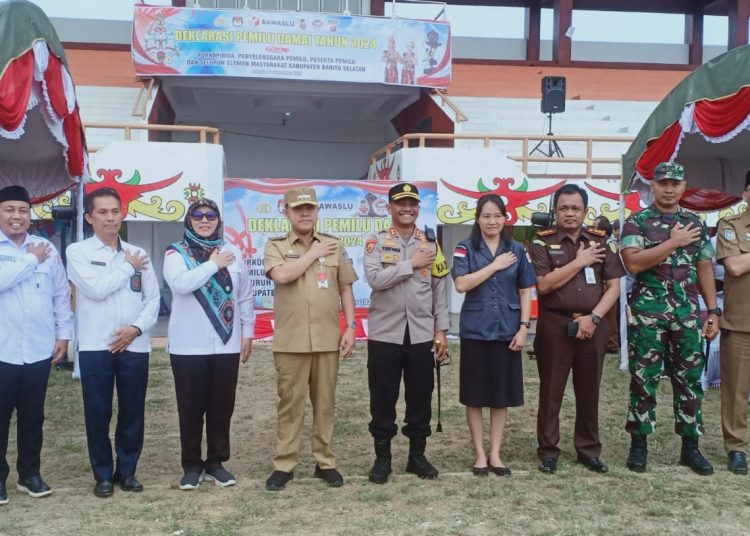 Deklarasi Pileg dan Pilpres 2024 di Kabupaten Barito Selatan