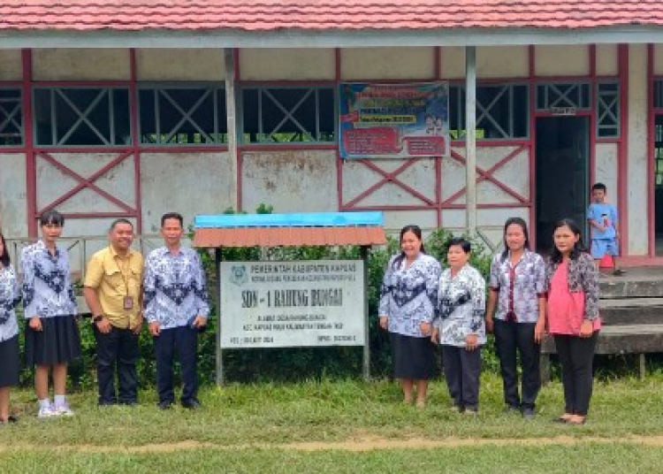 SDN 1 Bulau Ngandung dan SDN 1 Rahung Bungai. (Nasution)