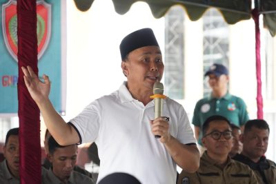 Gubernur Kalteng H Sugianto Sabran sampaikan sambutan.(Photo/tomi)