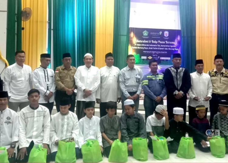 acara buka puasa bersama dan pemberian bantuan oleh PT Adaro Minerals Indonesia (AMI). (IST)