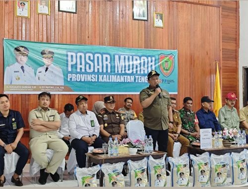 Wagub Kalteng H Edy Pratowo saat menyampaikan sambutan.(Photo/dagperin)