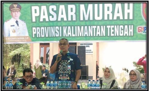 Pj. Sekretaris Daerah Kabupaten Kotawaringin Timur saat menyampaikan sambutan,(Photo/rh)