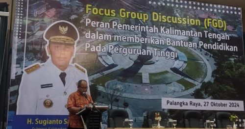 Plh. Asisten Pemkesra Setda Prov Kalteng Maskur saat menyampaikan sambutan.(Photo/ist)