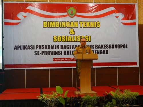 Kabid Kewaspadaan Nasional dan Penanganan Konflik Edy Yusuf saat membacakan laporan.(Photo/mediakesbang)