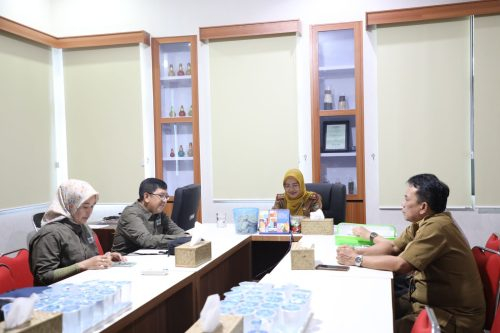 Kadis TPHP Prov. Kalteng Hj. Sunarti saat berdiskusi dengan tim Ditjen PSP, Kementan RI.(Photo/doktpht)