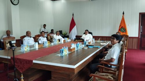 Wagub Kalteng H. Edy Pratowo saat mengikuti Launching Hasil SPI 2024 secara virtual.(Photo/rinto)